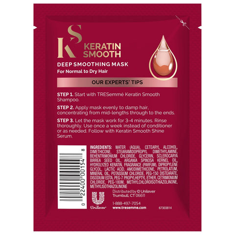 Tresemme, Keratin Smooth, Deep Smoothing Mask, 1.5 oz (42 g)