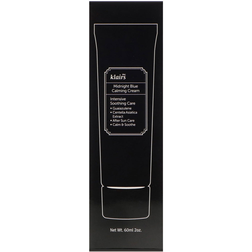 Dear, Klairs, Crema calmante azul medianoche, 2 oz (60 ml)