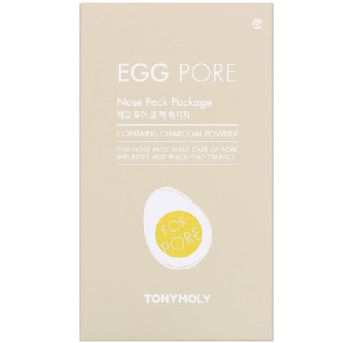 Tony Moly, Egg Pore, Nose Pack Package, 7 Packs