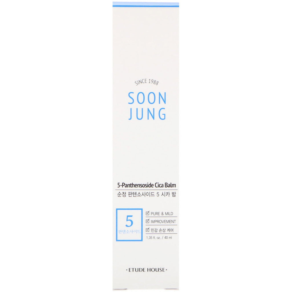 Etude House, Soon Jung, 5-Panthensoside Cica Balm, 1,35 fl oz (40 ml)