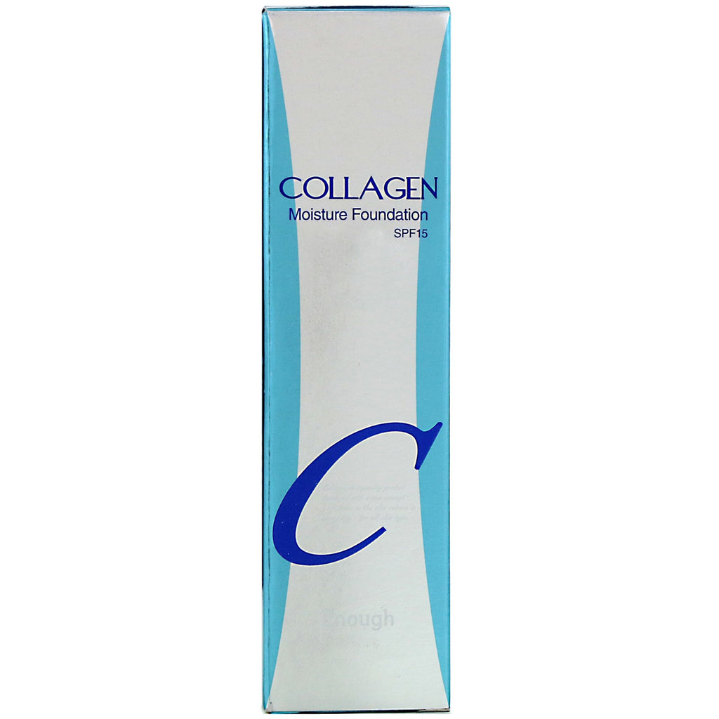 Suficiente, colágeno, base humectante, SPF 15, n.º 21, 3,38 fl oz (100 ml)