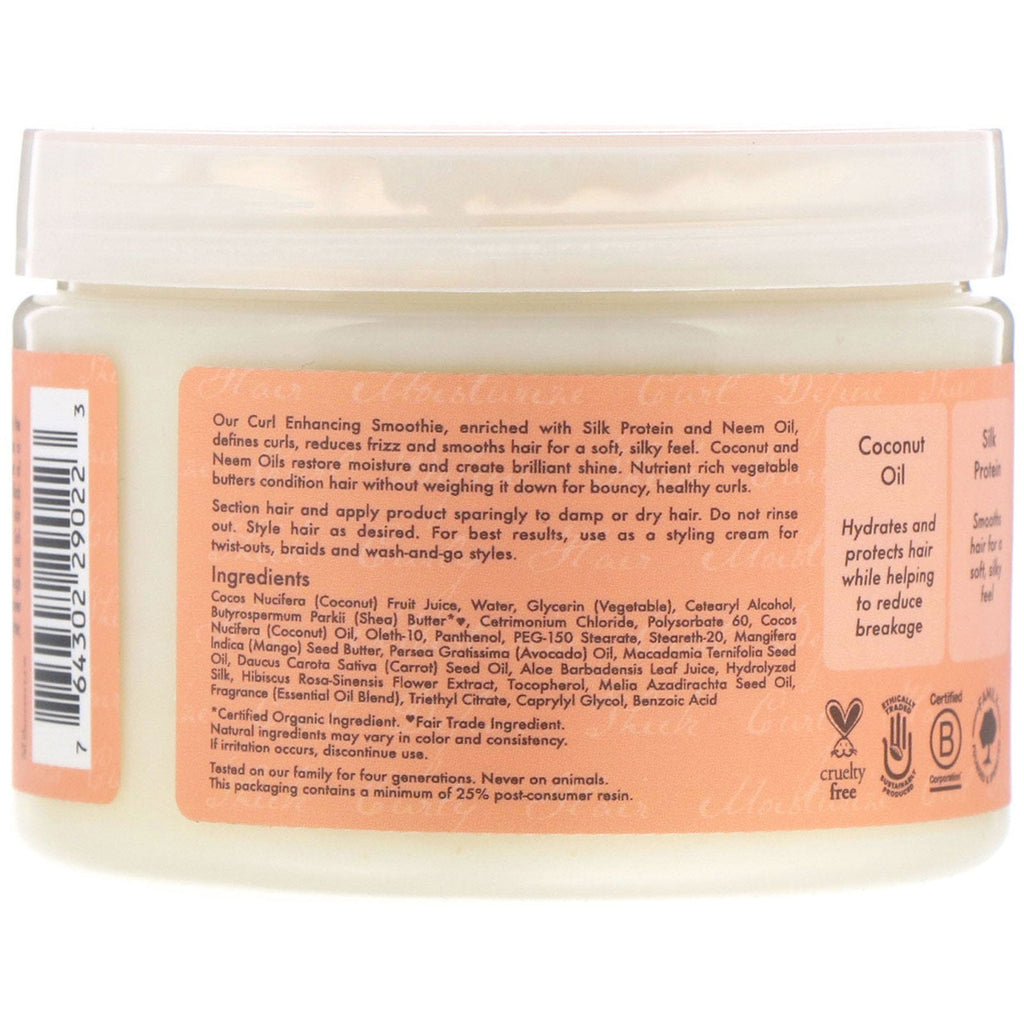 SheaMoisture, batido para mejorar los rizos, coco e hibisco, 12 oz (340 g)