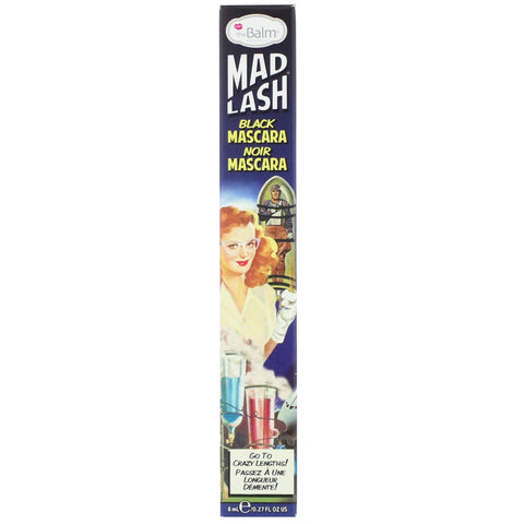 theBalm Cosmetics, Máscara de pestañas Mad Lash, negro, 8 ml (0,27 oz. líq.)