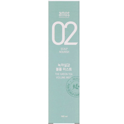 Amos, 02 Scalp Nourish, The Green Tea Volume Mist, 140 ml