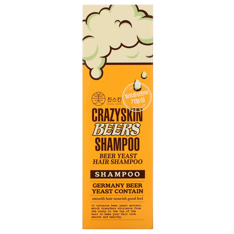 Crazy Skin, Champú para el cabello con levadura de cerveza, 300 g