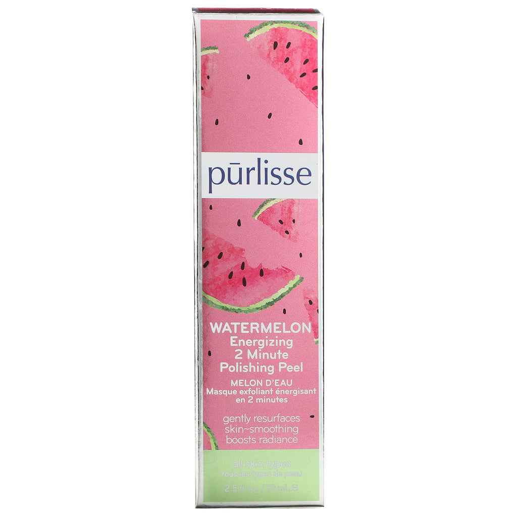 Purlisse, vandmelon, energigivende 2 minutters poleringsskræl, 2,5 fl oz (70 ml)