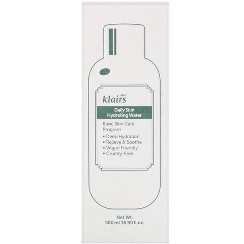 Kære, Klairs, Daily Skin Hydrating Water, 16,90 fl oz (500 ml)