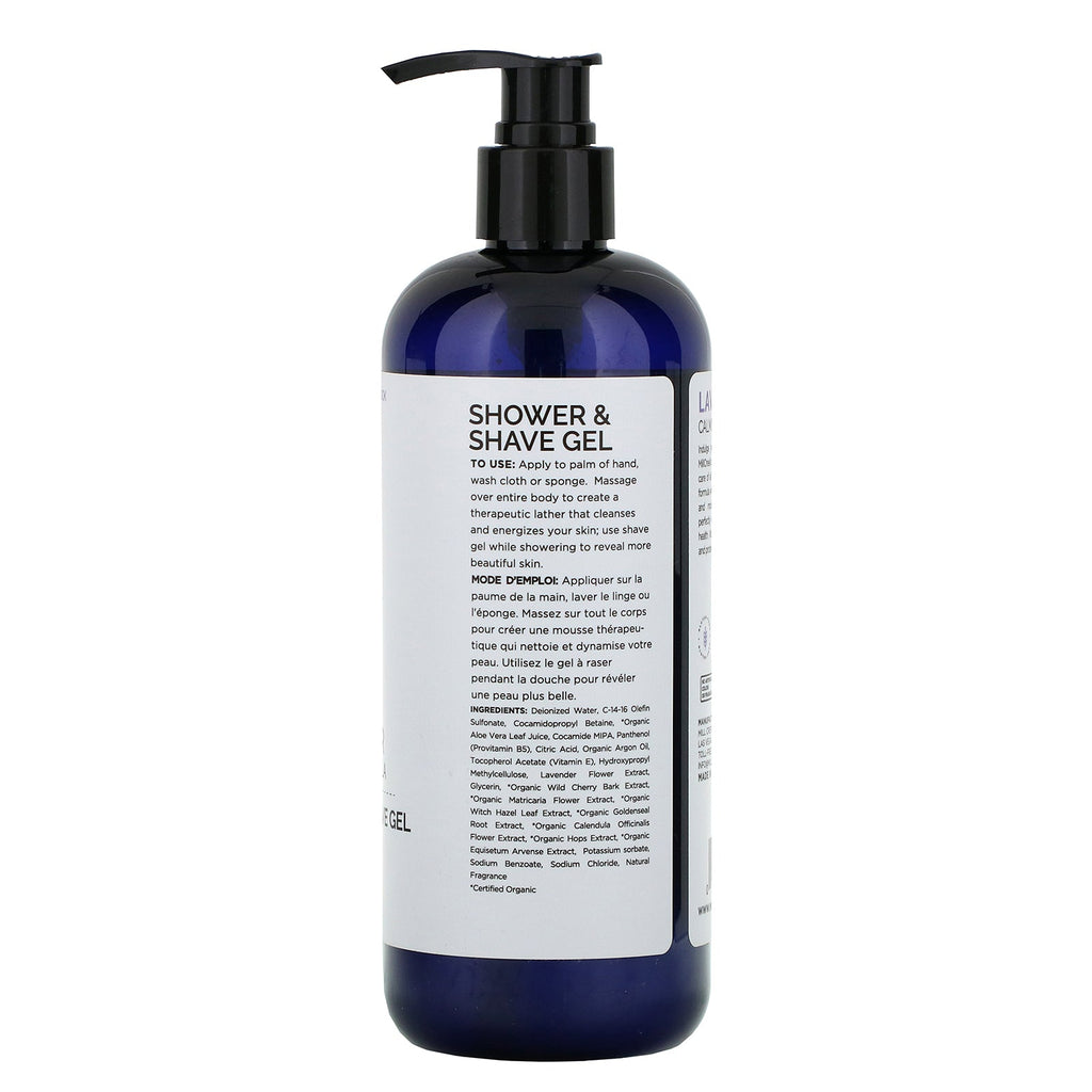 Mill Creek Botanicals, Shower &amp; Shave Gel, Lavendel, 14 fl oz (414 ml)