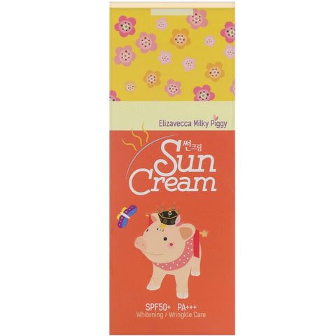 Elizavecca, Milky Piggy, Sun Cream, SPF 50+, PA+++, 50 ml