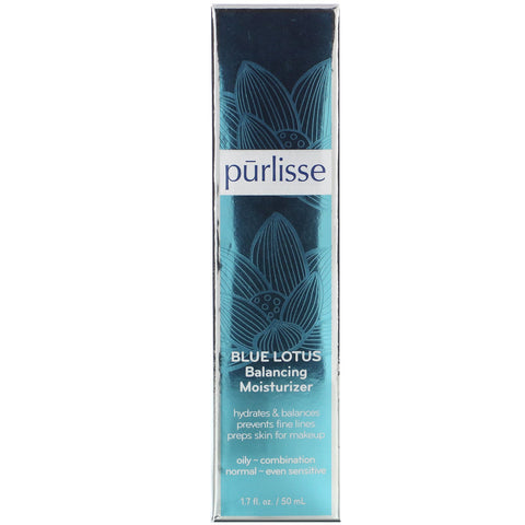 Purlisse, Loto azul, humectante equilibrante, 50 ml (1,7 oz. líq.)