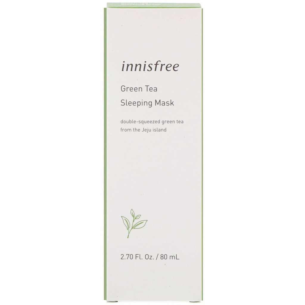 Innisfree, Mascarilla para dormir de té verde, 80 ml (2,7 oz. líq.)