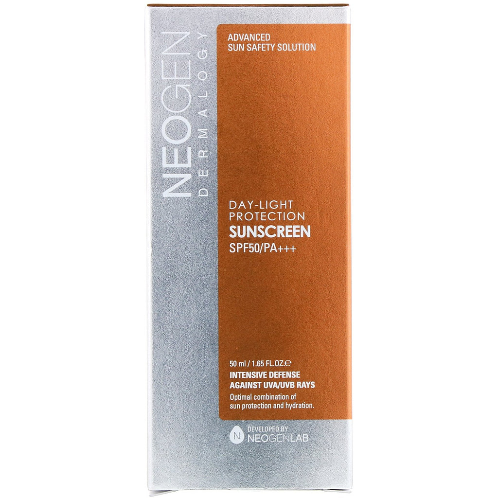 Neogen, Protector solar de protección contra la luz diurna, SPF 50/PA+++, 1,65 oz (50 ml)