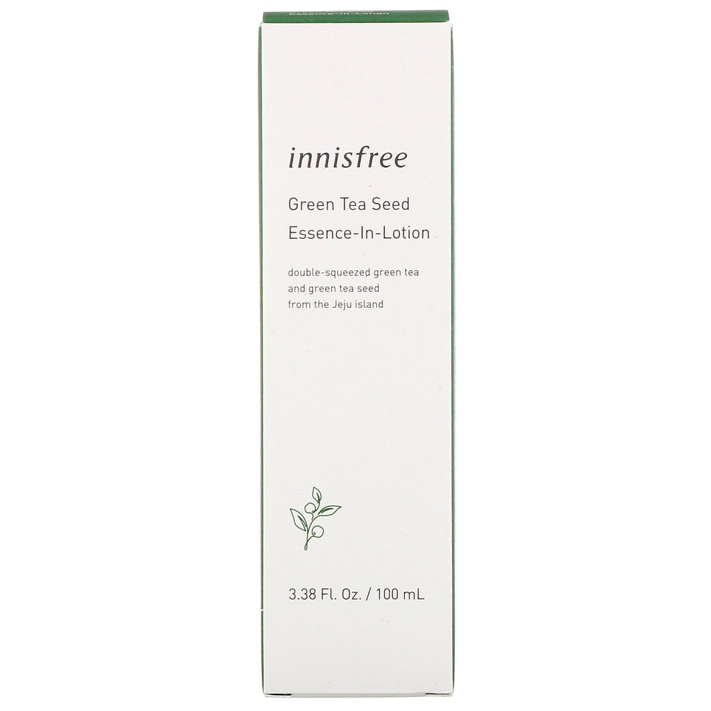 Innisfree, Green Tea Seed Essence-In-Lotion, 3.38 fl oz (100 ml)