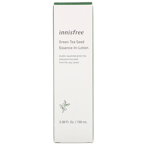 Innisfree, Green Tea Seed Essence-In-Lotion, 3,38 fl oz (100 ml)