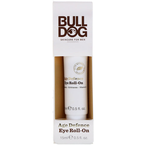 Bulldog Skincare For Men, Age Defense Eye Roll-On, 0,5 fl oz (15 ml)