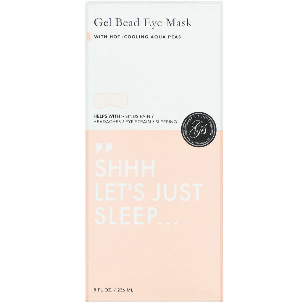 Grace &amp; Stella, Gel Bead Eye Mask, 8 fl oz (236 ml)