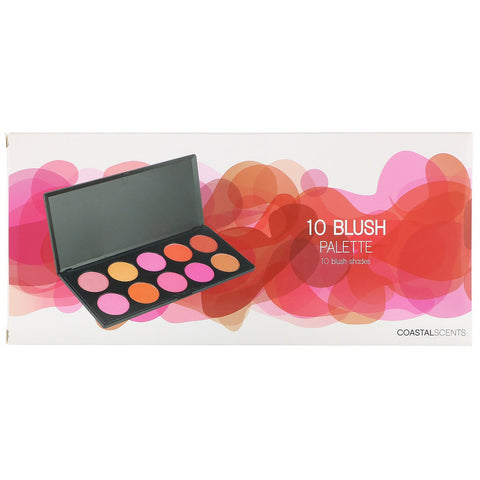 Coastal Scents, 10 Blush Palette, 1,23 oz (35 g)