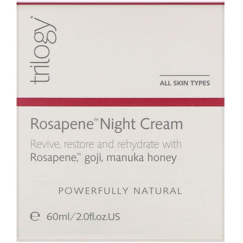 Trilogy, Rosapene Night Cream, 2 fl oz (60 ml)