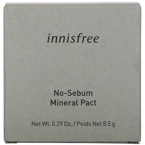 Innisfree, No-Sebum Mineral Pact, 0,29 oz (8,5 g)