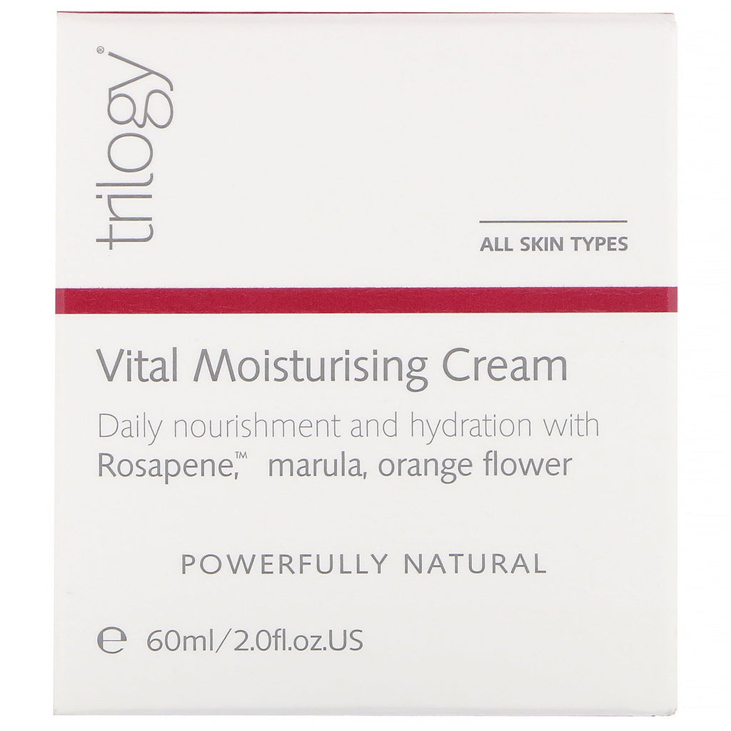 Trilogy, Vital Moisturising Cream, 2.0 fl oz (60 ml)