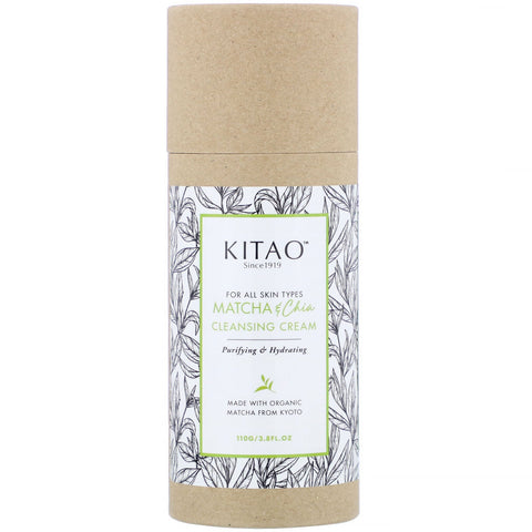 Kitao, Matcha & Chia, Cleansing Cream, 3.8 fl oz (110 g)