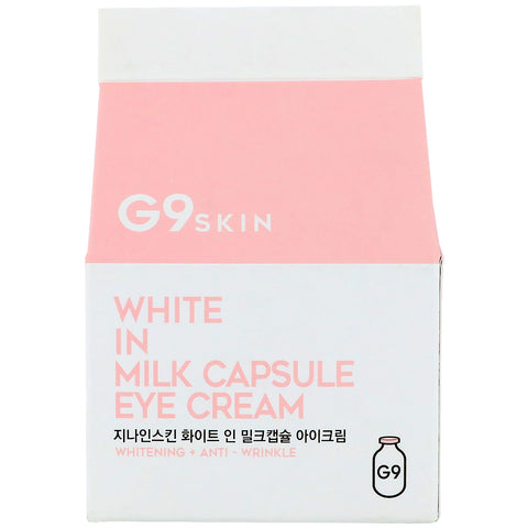 G9skin, Crema para ojos en cápsulas de leche blanca, 30 g