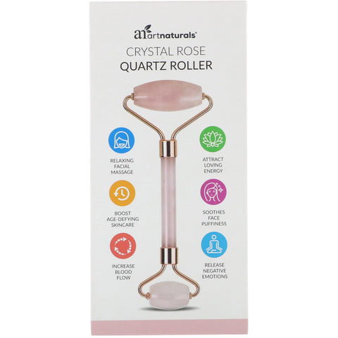 Artnaturals, Crystal Rose Quartz Roller, 1 Roller