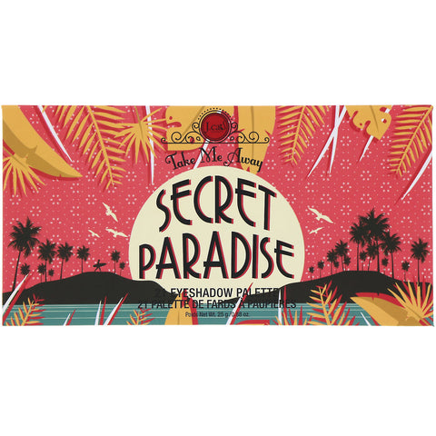 J.Cat Beauty, Take Me Away, Paleta de sombras de ojos, ESP310 Secret Paradise, 25 g (0,88 oz)