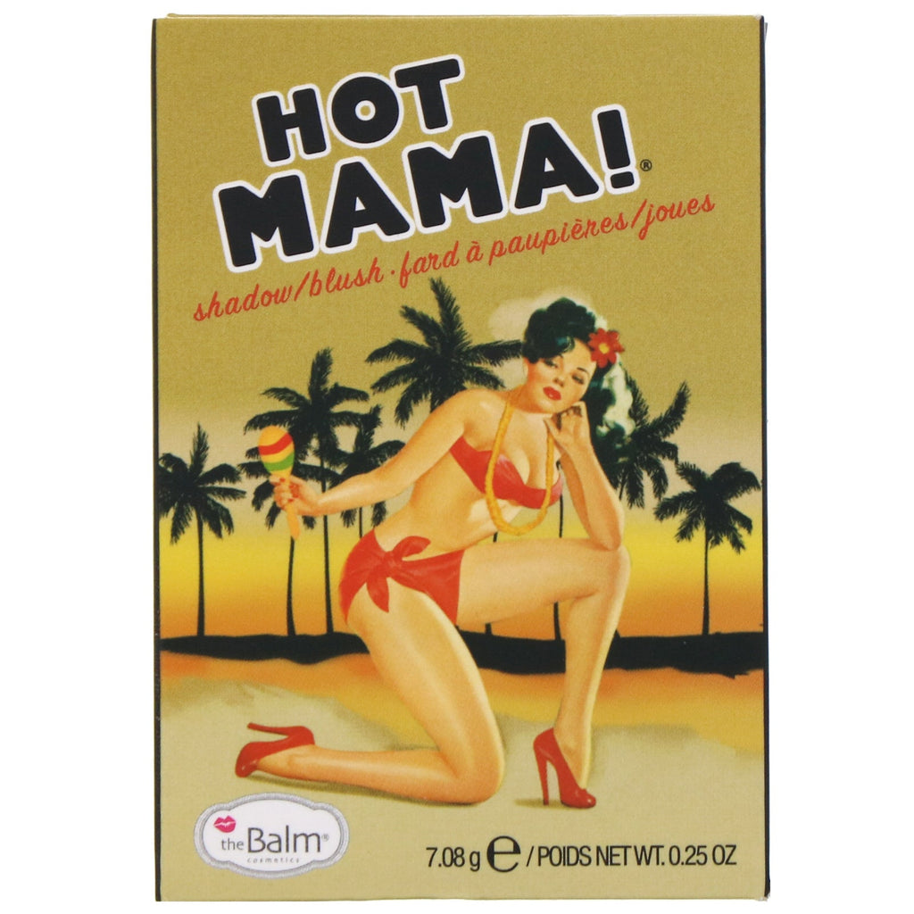 theBalm Cosmetics, Hot Mama, Shadow/Blush, 0,25 oz (7,08 g)