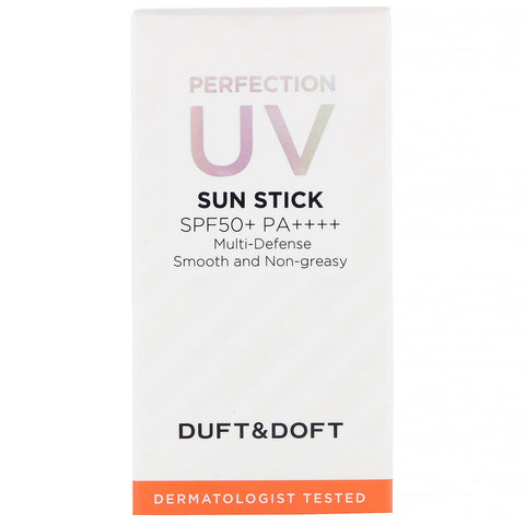 Duft & Doft, UV Perfection, barra solar, SPF 50+ PA++++, 16 g (0,5 oz)