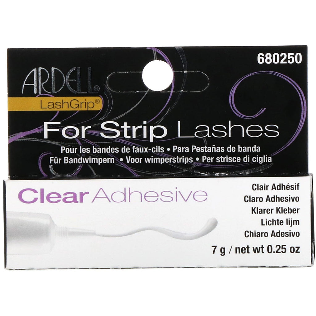 Ardell, LashGrip, Para pestañas en tira, adhesivo transparente, 7 g (0,25 oz)