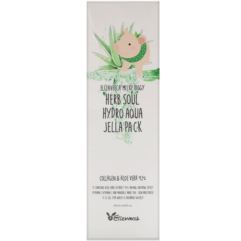 Elizavecca, Milky Piggy, Herb Soul Hydro Aqua Jella Pack, 8,45 fl oz (250 ml)