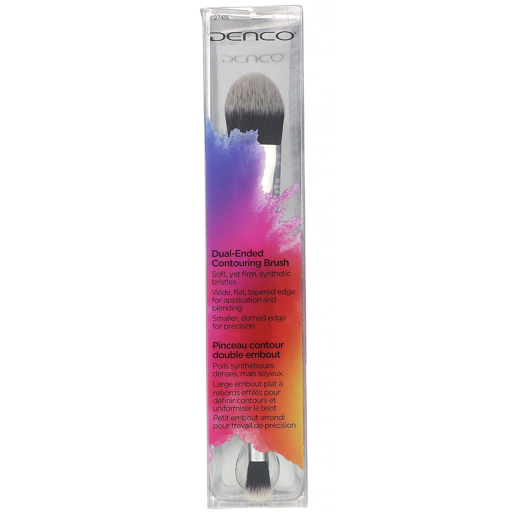 Denco, Dual-Ended Contouring Brush, 1 Brush