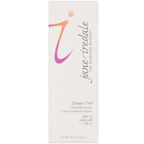 Jane Iredale, Dream Tint, Tinted Moisturizer, SPF 15 PA++, Dark, 1,7 fl oz (50 ml)