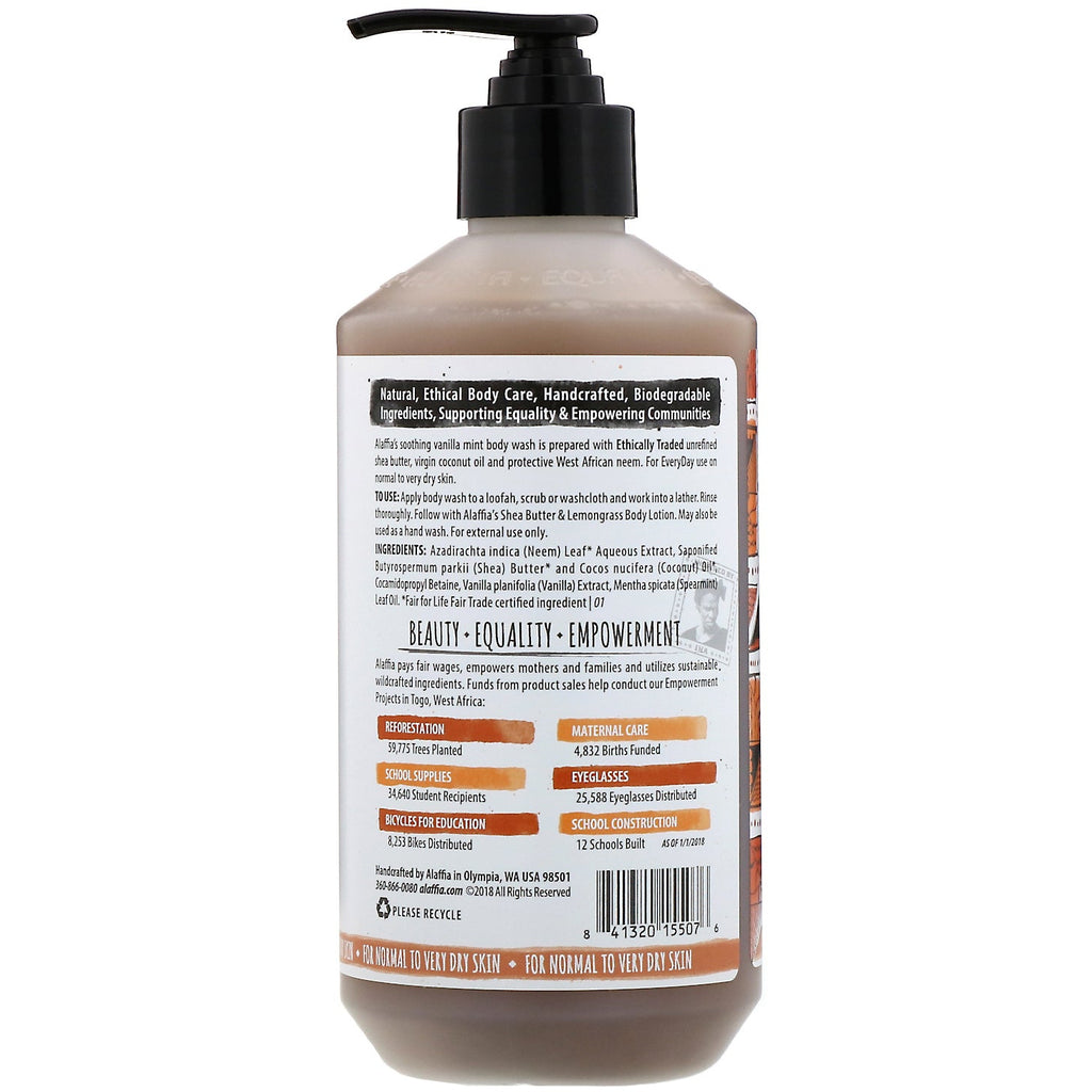 Everyday Shea, Body Wash, Vanilla Mint, 16 fl oz (475 ml)