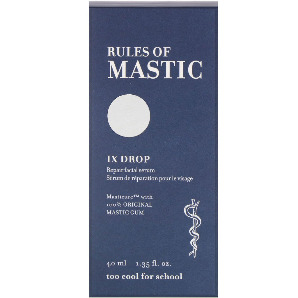 Too Cool for School, Rules of Mastic, IX Drop, 1,35 fl oz (40 ml)