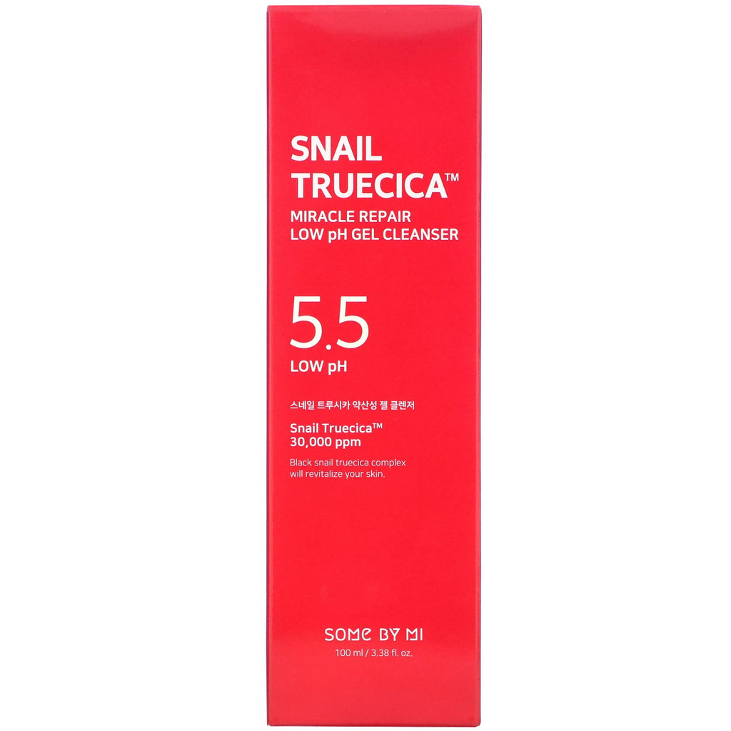 Some By Mi, Snail Truecica, Gel limpiador milagroso de bajo pH, 3,38 fl oz (100 ml)