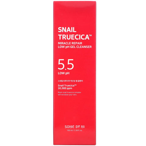 Some By Mi, Snail Truecica, Miracle Repair Low ph Gel Cleanser, 3.38 fl oz (100 ml)