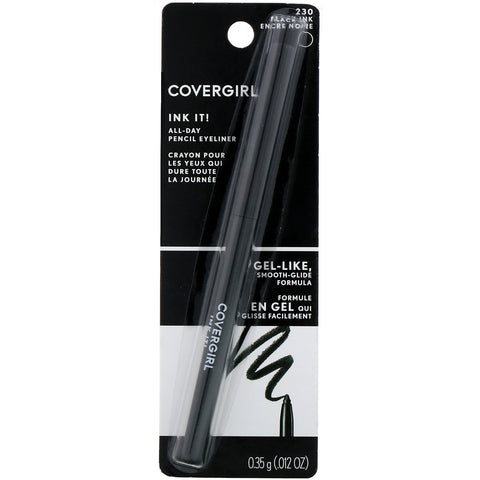 Covergirl, Ink it! All-Day Pencil Eyeliner, 230 Black Ink, .012 oz (0.35 g)