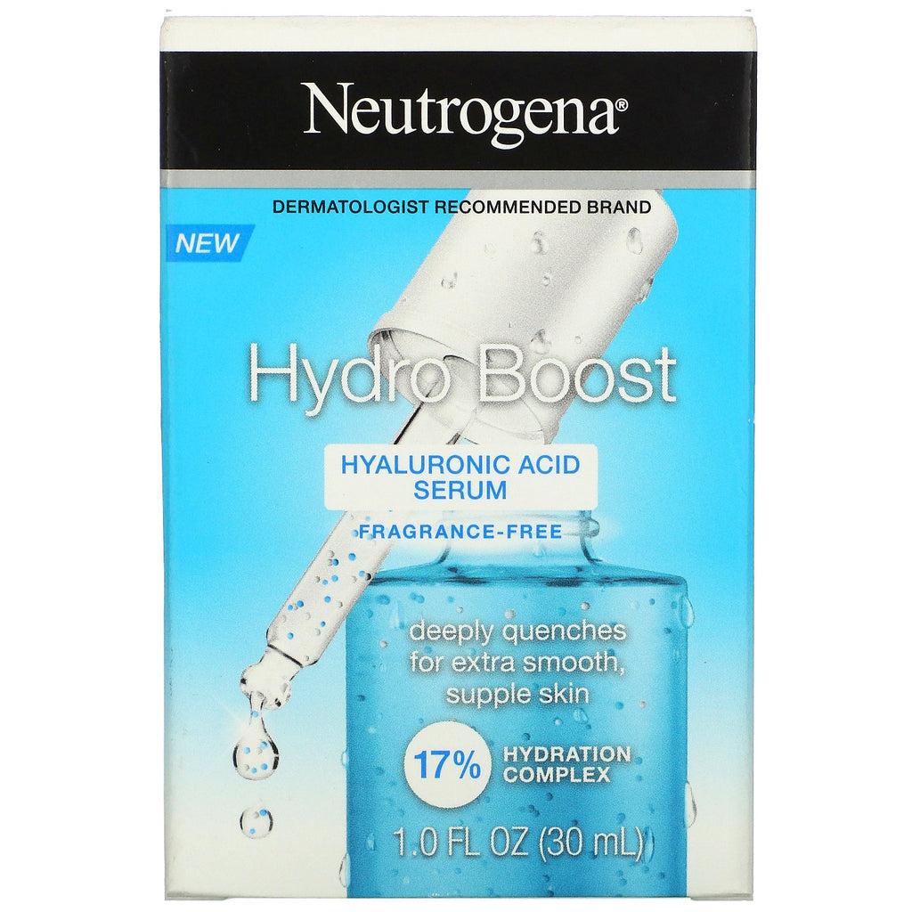 Neutrogena, Hydro Boost, suero de ácido hialurónico, sin fragancia, 1,0 fl oz (30 ml)