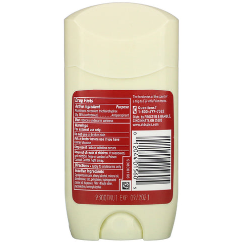 Old Spice, Fresher Collection, Anti-Perspirant & Deodorant, Fiji, 2,6 oz (73 g)