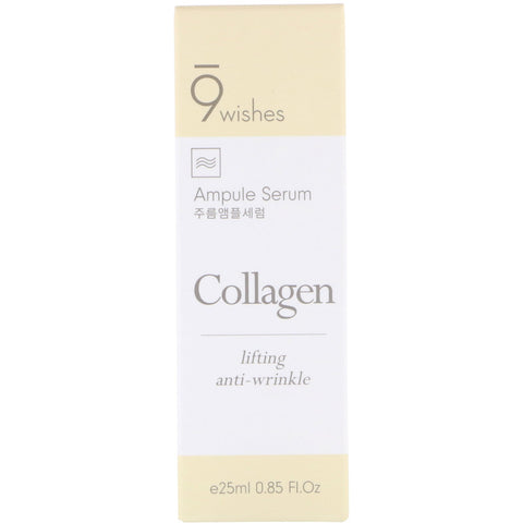 9Wishes, Ampule Serum, Collagen, 0,85 fl oz (25 ml)