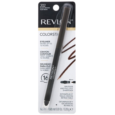 Revlon, Colorstay, Eyeliner, 202 Black Brown, 0.01 oz (0.28 g)