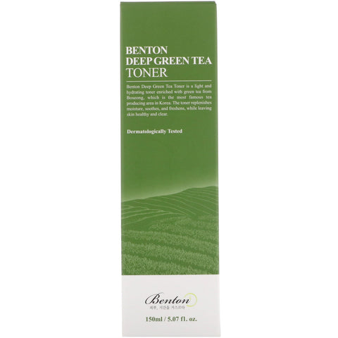 Benton, Deep Green Tea Toner, 5,07 fl oz (150 ml)