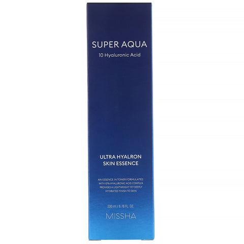 Missha, Super Aqua, Ultra Hyalron Skin Essence, 6.76 fl oz (200 ml)