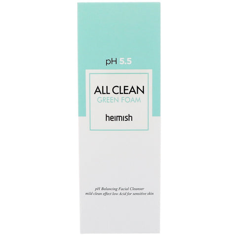 Heimish, All Clean Green Foam, Cleanser, 150 g