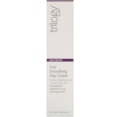 Trilogi, alderssikker, Line Smoothing Day Cream, 1,69 fl oz (50 ml)