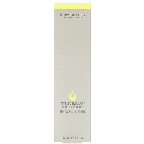 Juice Beauty, Stem Cellular, 2-in-1 Cleanser, 4.5 fl oz (133 ml)