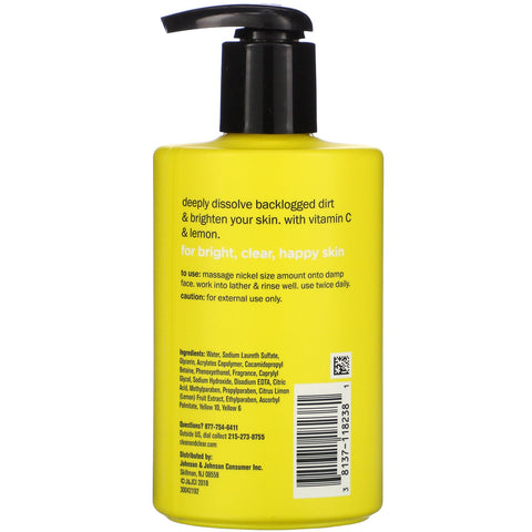 Clean & Clear, Lemon Gel Cleanser, 7.5 fl oz (222 ml)