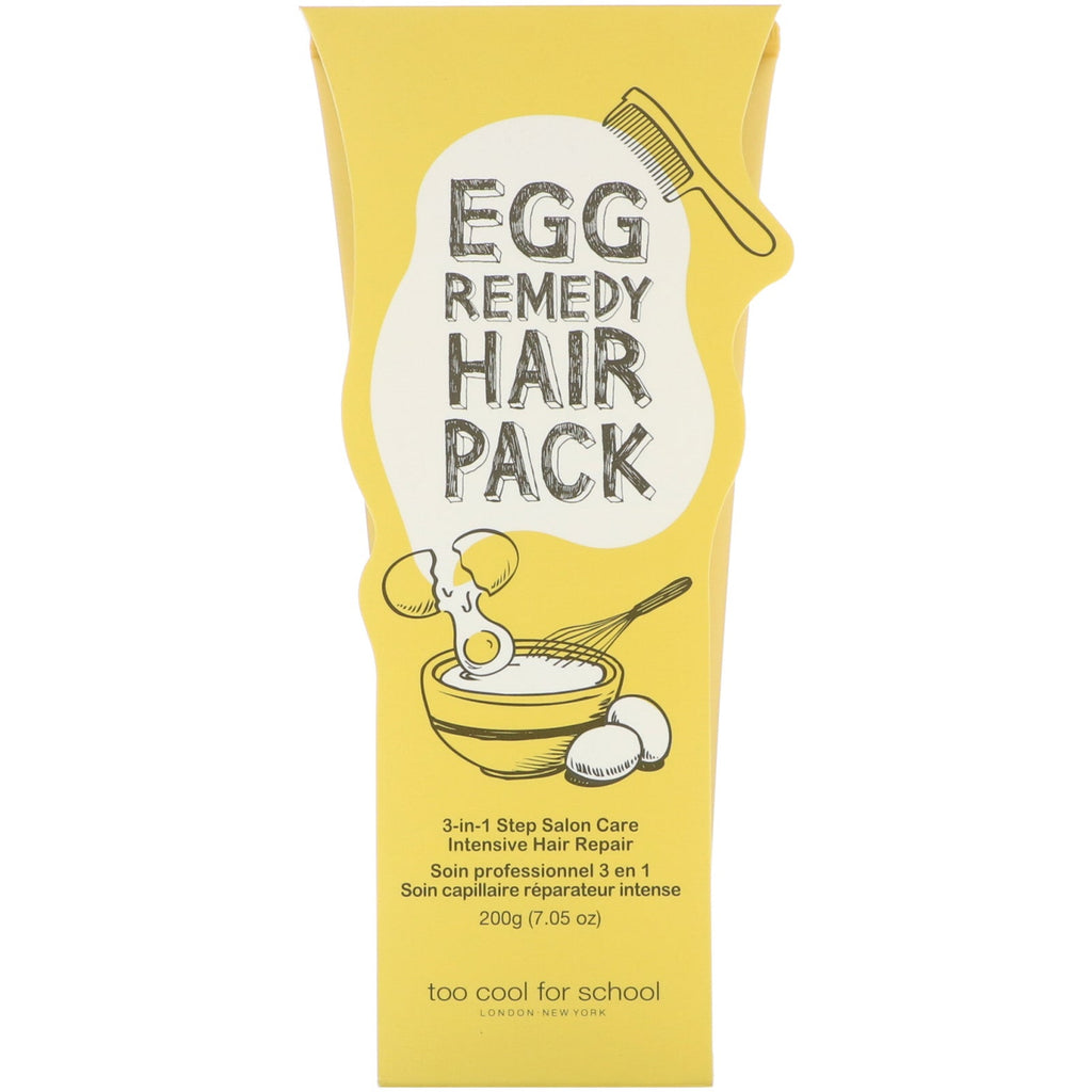 Too Cool for School, Egg Remedy Hair Pack, 7.05 oz (200 g)